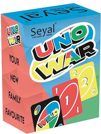 Seyal UNO Wars Card Game for Family Night, Travel Game & Gift in a Collectible Storage Tin for 2-10 Players card game