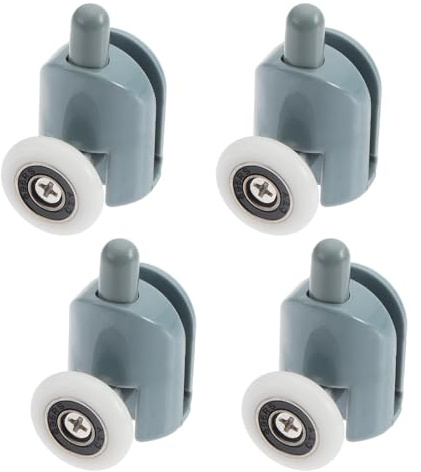 Roulette Porte Coulissante 4pcs-8pcs / Set 23/25 / 27mm Rouleau de porte Pop Up Poulie Roues Poulie Poulie Roulement Matériel de douche Cabine Accessoires de cabine Roulette Porte Coulissante Douche(4