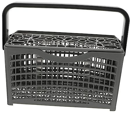 FUNNETOYU Dishwasher Cutlery Basket Small, Cutlery Basket for Tableware and Spoon Storage, Plastic High Temperature Resistant Fork Knives Holder for Dishwasher Kitchen Storage
