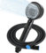Soffione Doccia Alta Pressione con Tubo 1,5 m – Doccetta per Doccia a 6 Getti, Soffione Doccia Anticalcare con Supporto, Doccino per Doccia, Soffione Doccia con Tubo (Nero)