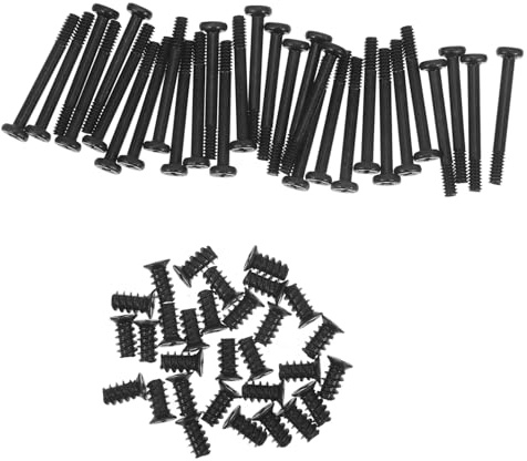 LRXIYODE 60 Pièces Kit Vis Vis Ventilateur Boîtier Longues Courtes Plates Autotaraudeuses Matériel pour Pc et Refroidissement CPU