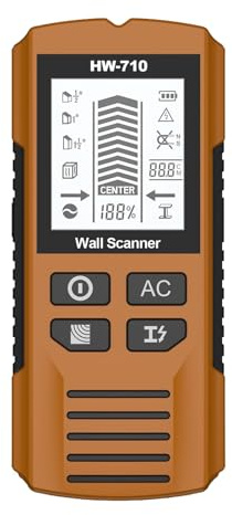 Pinpointer del rivelatore metallico, rilevatore metallico tenuto a mano,Rilevatore multifunzionale portatile - Scanner di sicurezza ad alta sensibilità, strumento di ricerca per legno, costr