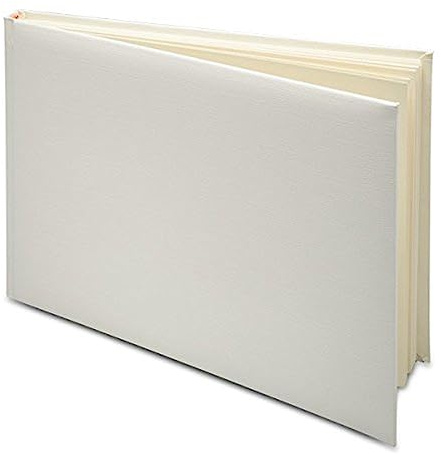 Dotty about Paper DIY Plain Ivory Guest Books - Decorate for Weddings, Birthdays, Anniversaries
