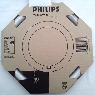 PHILIPS Leuchtstofflampe Lampe TL-E 40W/25 G10Q 2500lm Ringform, Kaltweiß, 40W, 2500lm, 1 stück