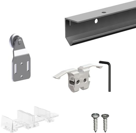 Système coulissant SLID'UP 120 pour 1 porte de placard - rail 1,5 m - 45 kg