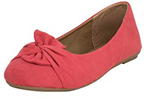 Fitters Footwear That Fits dam ballerina Maike mikrofiber mikrofiber ballerinor med slinga storlek (EU,), - korall - 44 EU