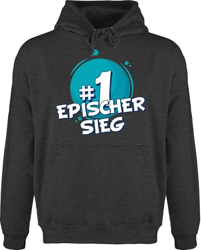 Shirtracer - Hoodie Herren Pullover Männer - Nerd Geschenke - Epischer Sieg | Geschenk für Gamer | Zocker Geschenk | Zocken Geschenkidee