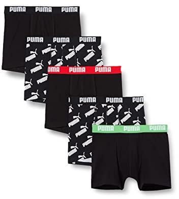 Puma Children Unisex Boxer Unterwäsche, Schwarz, 122-128 EU