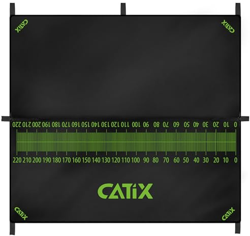 CATIX Unhooking Measure Mat Waller-Abhakmatte 230x200cm XXL | Mit Messskala, Robuste Unterlage für Welse, Schonendes Handling am Ufer & Boot, Schnelltrocknend, Fischschonend