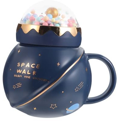 FELTECHELECTR 1set Tazza Da Ceramica Decorativa Forma Di Astronauta Per Uso Quotidiano e Regali Design Adorabile e Facile Da Pulire