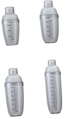 Cabilock Coctelera De Bar 5 Tazones 350ml-1000ml Criba Vibradora Tapa Fácil De Usar
