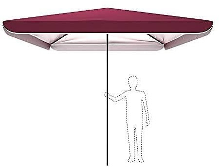 Sonnenschirm für den Außenbereich, Gartenschirm, kommerzieller regenfester Sonnenschirm, Zwei-in-Eins-Terrassenschirm, Gartenschirm für den Außenbereich, großer quadratischer Strandschirm, g