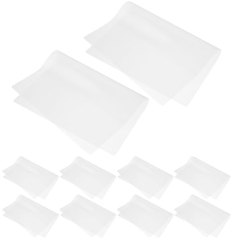 TOGEVAL 100 Fogli Buste per Laminazione A4 5 Mil Pellicola Termica Trasparente Protezione Documenti per Ufficio Scuola Certificati Badge