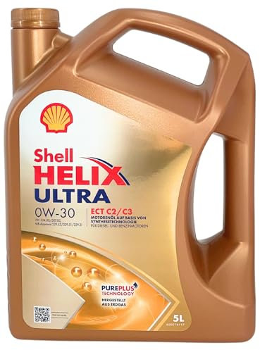 SHELL Motoröl 0W-30 Helix Synthetiköl Motor Öl ACEA C2 ACEA C3 API SN Ultra ECT C2/C3 5L