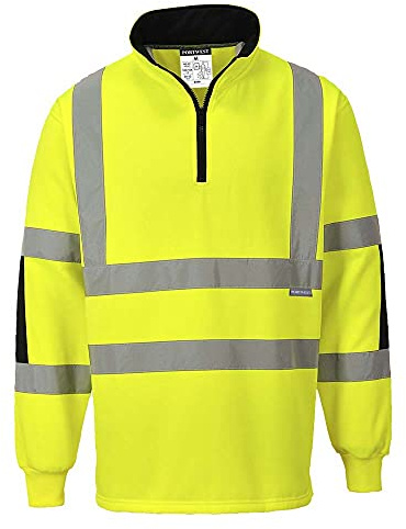 Portwest B308YERXXL Xenon rugbytröja, vanlig, storlek: XX-Large, gul