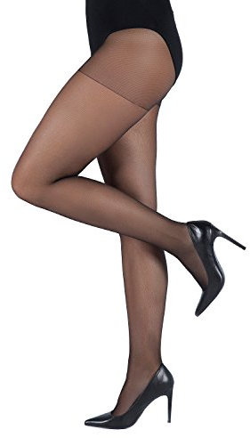 Ulla Popken Strumpfhose, 1er Helanca Femme Collants, Noir (Schwarz 10), 58-60
