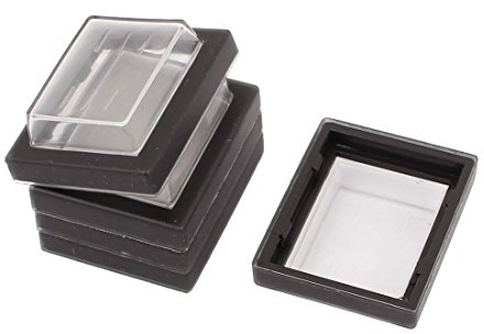 sourcing map 5pcs 26mmx20mm Cabeza Cuadrada del Interruptor basculante | impermeable, para la protección de la caja de la tapa
