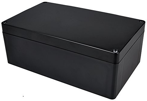 Therpin DIY Waterproof Electronic ABS Plastic Project Junction Box Enclosure 200mm x 120mm x 75mm (Black)