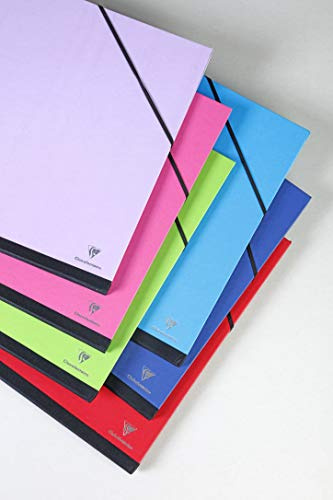 Clairefontaine 144701C Carton à dessin Couleur à élastiques 37x52cm assortiment