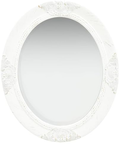 vidaXL Miroir Mural Style Baroque 50x60 cm Blanc