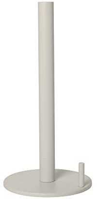 blomus Küchenrollenhalter -COLO- | Farbe Moonbeam | Stahl pulverbeschichtet | rutschfest & standfest | Höhe: 32 cm | elegantes Design | für Küche & Haushalt