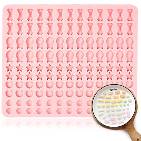 Backmatte Hundekekse Ruikdly Silikon Backmatte für Hundekekse 130 Gitter Backform für Hundekekse Hitzebeständig Antihaftend Wiederverwendbare Backunterlage für Hundeleckerli