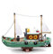 Pasyru Stadt Fischerboot Bausteine Bausatz, Boot Bausteine Bausatz, 610 Teile Fischerhütte Fischerboot Bausteine Spielzeug mit Minifiguren, Boot Modell für Kinder Erwachsene (1119)