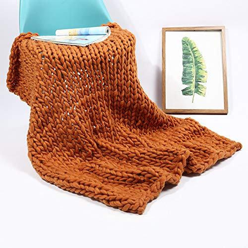 Sofabett-Fleece-Überwurfdecke, grobe handgefertigte Strickdecke, großer weicher Stricküberwurf, riesige Strickdecke, Überwurf for Sofa, Yoga-Matte, Heimdekoration und mehr, 130 x 170 cm, grau ( Color