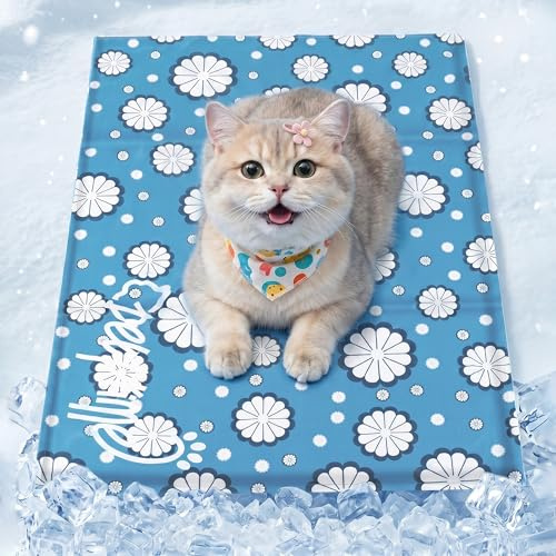 Pet Prime Hundekühlmatten 50x40cm, Kühlmatte für Hunde, Haustierkühlmatte für Kisten, Hundehütten und Betten für heiße Sommertage