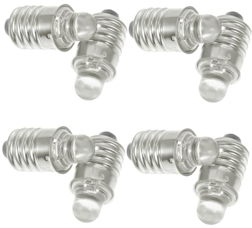 UKCOCO 8pièces Ampoules Led Miniatures Lot De Ampoules à Douille Vis Pour Lampes De Poche Remplacement Et Pratique Pour Éclairage Compact