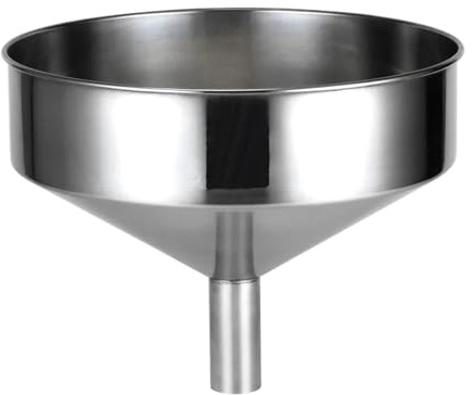 OZXJW Imbuto Grande in Acciaio Inox Imbuto for Vino in Metallo in Acciaio Inox Imbuto for Carburante Grande Extra Large 40cm(A)