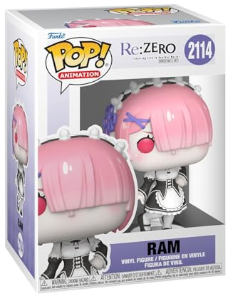 Funko Pop! Animation: Re: NOLL - Ram - King: noll - Vinylfigur Samling - Presentidé - Officiell Merchandising - Leksaker för Barn Och Vuxna - Anime Fans - Samlarfigur