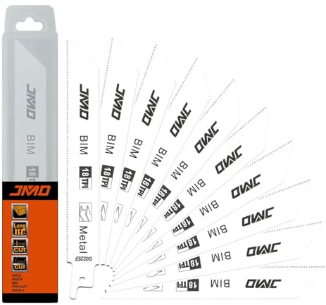 10Pcs/1Set 150mm Jigsaw Blade S922EF Reciprocating Saw Blade Set Bimetal For Cutting Wood Plastic Pipe Metal