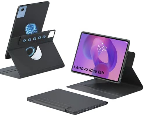 zZjoOoj Hülle für Lenovo Idea Tab 11 Zoll Tablette Case，360° Drehbarer Magnetischer Aufteilbarer Schutzhülle,Automatischer Schlaf/Aufwachen,Einstellbarer Ständer,Schwarz