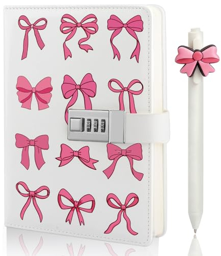 Diario Segreto Bambina, Regalo Ragazza 7 8 9 10 11 12 13 14 Anni, Diario con Lucchetto per Ragazze, Regali di Compleanno e inizio scuola per Ragazze, Diario con Codice, Cancelleria Quaderno Penna