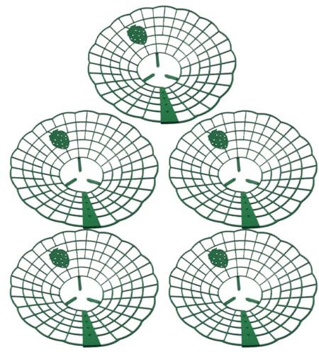 Veemoon Soportes para Plantas de Fresa 5 Piezas, Estante de Cultivo Plástico Resistente para Jardín, Soporte Trepador para Fresas y Plantas en Balcón, Estructura para Enredaderas y Huerto