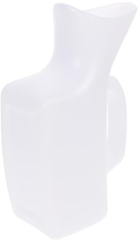 ROMISBABA Ladies Urinal for Women Large Capacity Household Emergency Urine Bottle Patient Bedside Use White