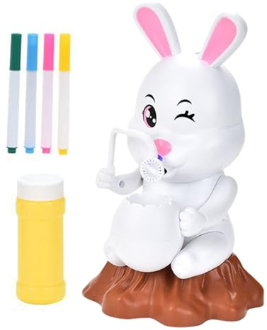 Barn såpbubbelmaskiner – läckagesäkra blåsor leksak | DIY målning mini tvålbubbelmaskin | för barn, flickor, utomhusaktiviteter, födelsedag, bröllop, festgåvor,