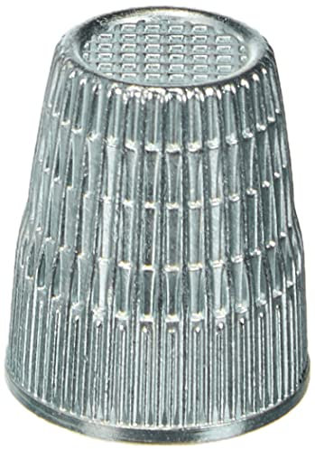 Prym 431862 Fingerhut ZDG 16,0 mm silberfarbig, Die-Cast Zinc, Silber, 16 mm, 1 Stück