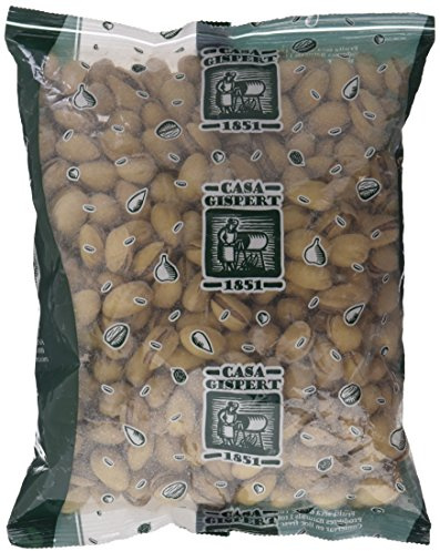 Casa Gispert - Pistacho - Sin Gluten, Vegano (500g, Tostado con Sal - Con Cáscara - País)