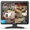 Monitor 19 Pulgadas, 1280x1024 HD LCD CCTV Monitor con VGA/HDMI/AV/BNC USB Drive Player Altavoz Incorporado para Casa/Oficina/Tienda Vigilancia Cámara STB PC