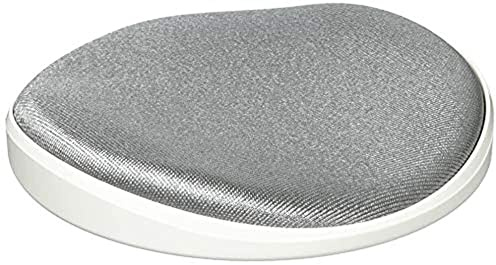 StarTech.com Handballenauflage (Handgelenkstütze für's Büro, ergonomisch, gepolsterter Stoff, gleitend, silber)