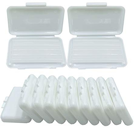 Kieferorthopädisches Wachs für Zahnspangen, Dentalwachs Zahnspangenträger-Wachs zur Linderung von Reizungen und Schmerzen, Zahnpflegesets, 10 Stück, Weiß