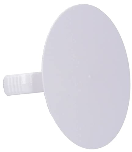 Voxura Federdeckel Ø 72mm für Unterputz-Gerätedosen Schalterdosen Ø 60mm Abdeckung Weiß UP 50 Stück