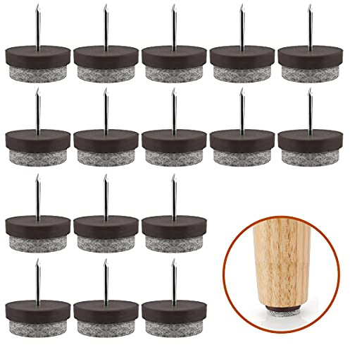 Stuhlbeinkappen, 80 Stück Filz für Möbel, Tischbeinschoner, 22 mm, Filz-Pads für Stühle, Möbelpolster, Schutzfüße, Stühle