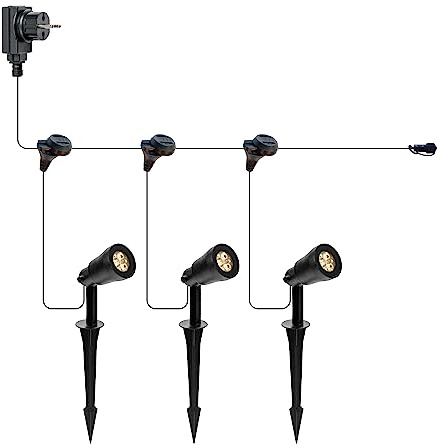 Xelloo Gartenleuchten Set Cas Medium 12V - 3 Stück 2 W LED warmweiß - IP65