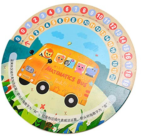 TOYANDONA 1stück Mathematisches Lernspielzeug Für Mädchen Tragbare Zahlenlehre Mit Addition Und Subtraktion Pädagogisches Werkzeug Rechenfähigkeiten Kinderfreundlich Und Langlebig