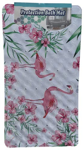 Barn motiv badkarsinsats badkarsmatta duschmatta halkfri badrumsmatta flamingo
