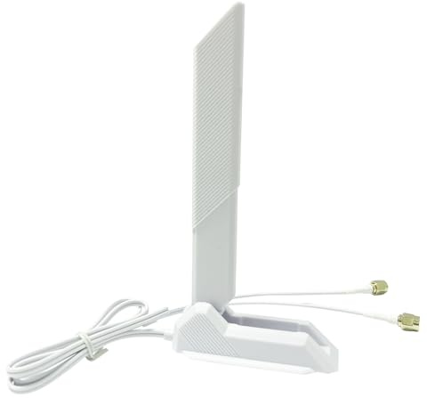 Zahara Antenne 2T2R Dual Band WiFi 6/6E: 2,46 GHz für Asus ROG Maximus Z690 Z790 Z590E Z690E X XI XII XIII/ROG Strix B560 B660 X470 X570 X670E Z370 Z590 Z66 90 90 Z790/ TUF Gaming B550M B550MA