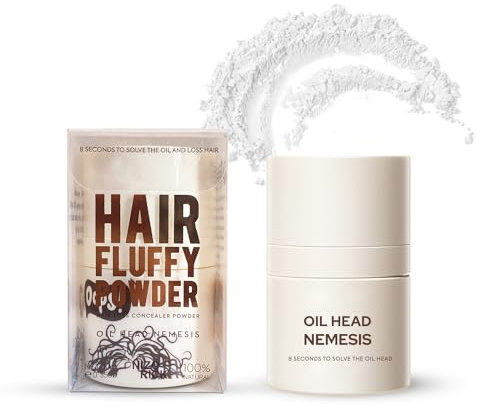 Hair Texture Powder, Root Touch Up, Volume Styling Powder Women, Hairline powder.10g (0.35 oz) (White)